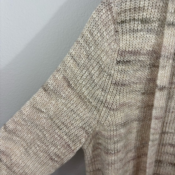 Pure Jill J. Jill Cream Cardigan Sweater Knit Sz XL Petite Cotton Wool Blend - Picture 4 of 9